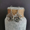 Alloy Dangle Earrings Silver One Size Earrings - Tophatter Daily Deals