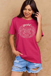 Simply Love Full Size GEMINI Graphic T-Shirt Deep Rose Women's T-Shirts - Tophatter Daily Deals