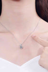 1 Carat Moissanite 925 Sterling Silver Necklace Moissanite - Tophatter Daily Deals