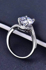 Keep Your Eyes On Me 3 Carat Moissanite Ring Moissanite - Tophatter Daily Deals