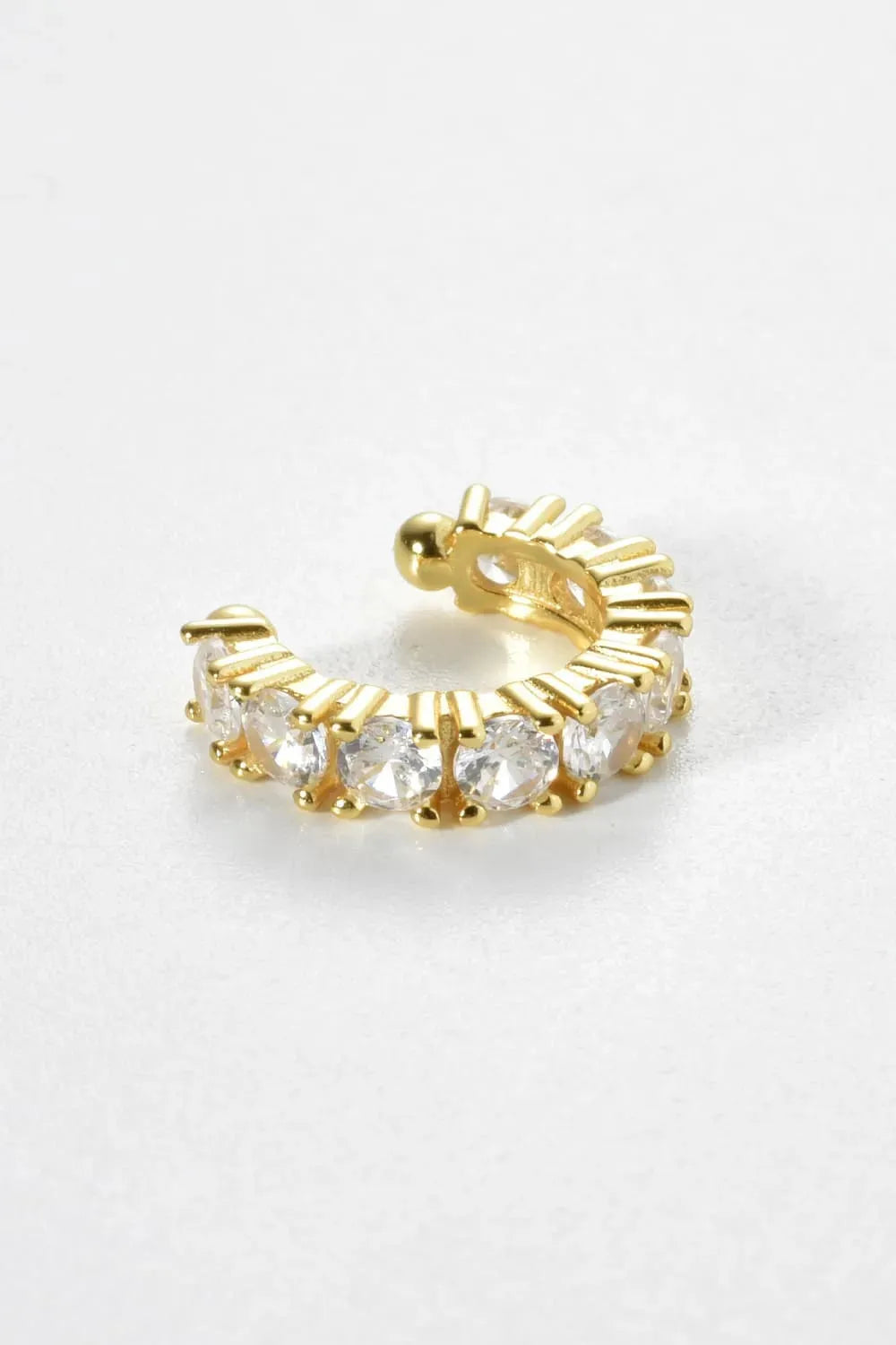 Inlaid Zircon Single Cuff Earring Earrings - Tophatter Daily Deals