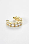 Inlaid Zircon Single Cuff Earring Earrings - Tophatter Daily Deals