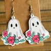 Halloween Theme Acrylic Dangle Earrings Style D One Size Earrings - Tophatter Daily Deals