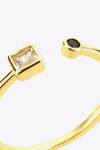 Zircon 925 Sterling Silver Open Ring Rings - Tophatter Daily Deals