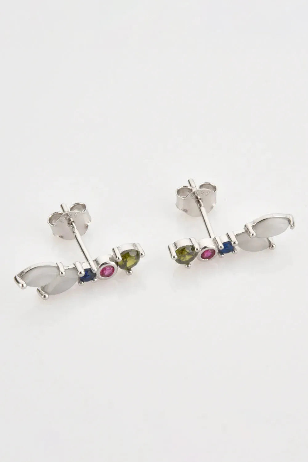 Zircon 925 Sterling Silver Earrings Earrings - Tophatter Daily Deals