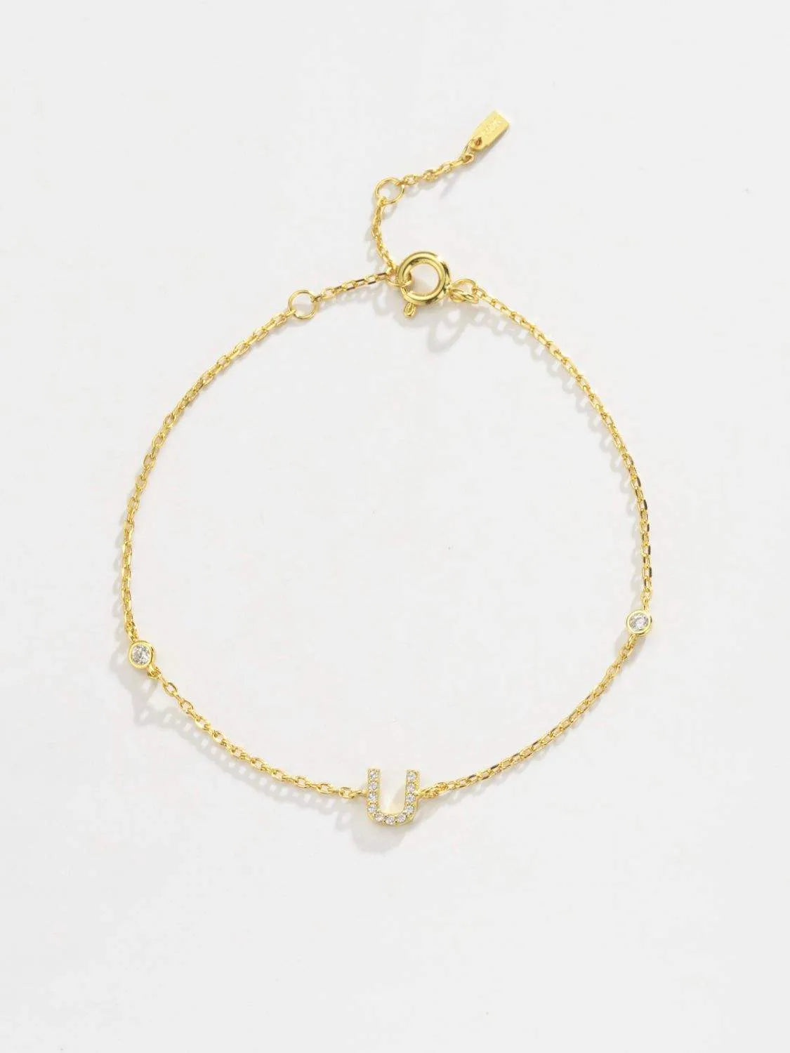 Q To U Zircon 925 Sterling Silver Bracelet Bracelets - Tophatter Daily Deals