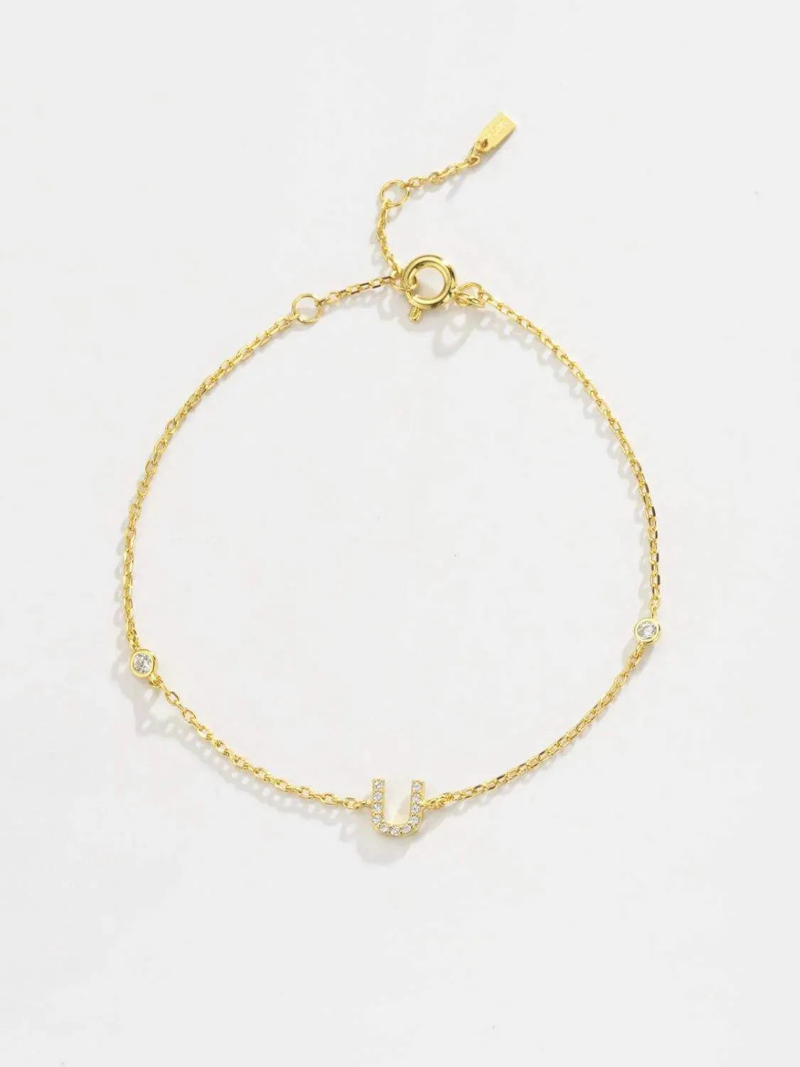 Q To U Zircon 925 Sterling Silver Bracelet Bracelets - Tophatter Daily Deals