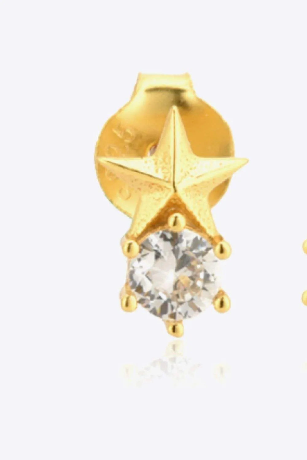 Zircon Star Stud Earrings Earrings - Tophatter Daily Deals