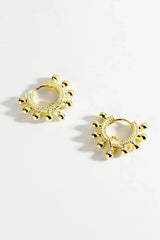 925 Sterling Silver Huggie Earrings Earrings - Tophatter Daily Deals