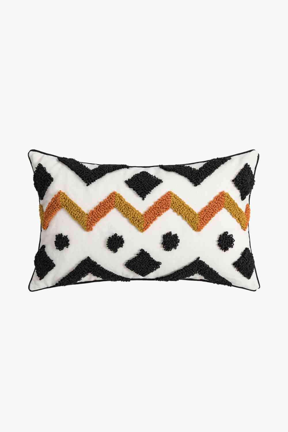 Geometric Embroidered Decorative Throw Pillow Case Dot Waist Pillows One Size Decorative Pillowcases - Tophatter Daily Deals