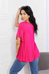 Yelete Full Size More Than Words Flutter Sleeve Top Blouses - Tophatter Daily Deals