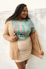 Simply Love Full Size MAMA Round Neck T-Shirt Women's T-Shirts - Tophatter Daily Deals