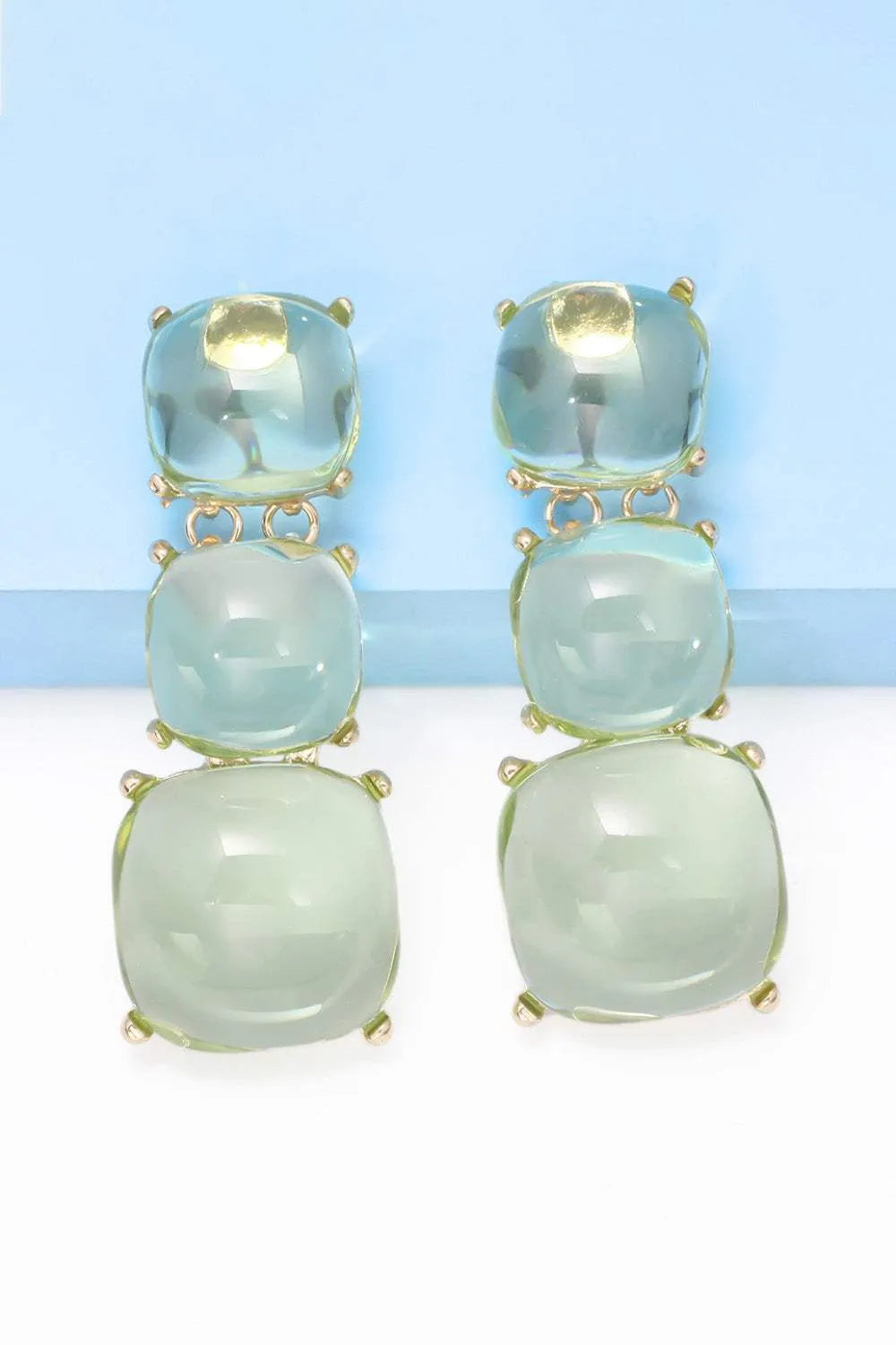 Resin Dangle Earrings Earrings - Tophatter Daily Deals
