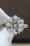 5 Carat Moissanite Side Stone Ring Moissanite - Tophatter Daily Deals