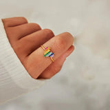 Heart Shape Zircon 925 Sterling Silver Ring Rings - Tophatter Daily Deals