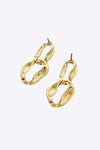 18K Gold-Plated Copper Double-Hoop Earrings Earrings - Tophatter Daily Deals