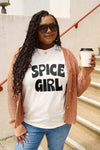 Simply Love Full Size SPICE GIRL Short Sleeve T-Shirt White Women's T-Shirts - Tophatter Daily Deals