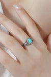 Turquoise 925 Sterling Silver Ring Rings - Tophatter Daily Deals