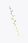 18K Gold-Plated Inlaid Zircon Crawler Earrings Gold One Size Earrings - Tophatter Daily Deals