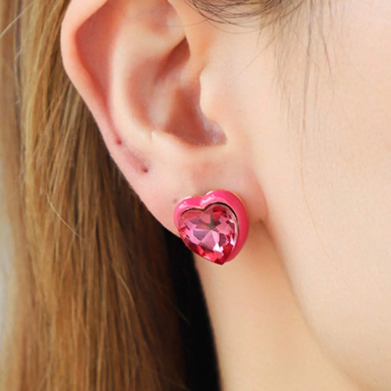 3-Piece Heart, Butterfly Shape Earrings Earrings - Tophatter Daily Deals