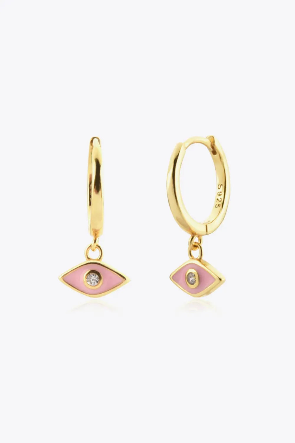 Zircon 925 Sterling Silver Rhombus Drop Earrings Earrings - Tophatter Daily Deals