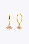 Zircon 925 Sterling Silver Rhombus Drop Earrings Earrings - Tophatter Daily Deals
