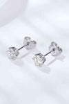 Good Days Ahead Moissanite Stud Earrings Moissanite - Tophatter Daily Deals