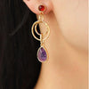 Teardrop Shape Alloy Dangle Earrings Earrings - Tophatter Daily Deals
