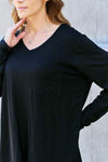 Basic Bae Full Size V-Neck Long Sleeve Top Blouses - Tophatter Daily Deals