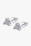 Moissanite 925 Sterling Silver Stud Earrings Moissanite - Tophatter Daily Deals