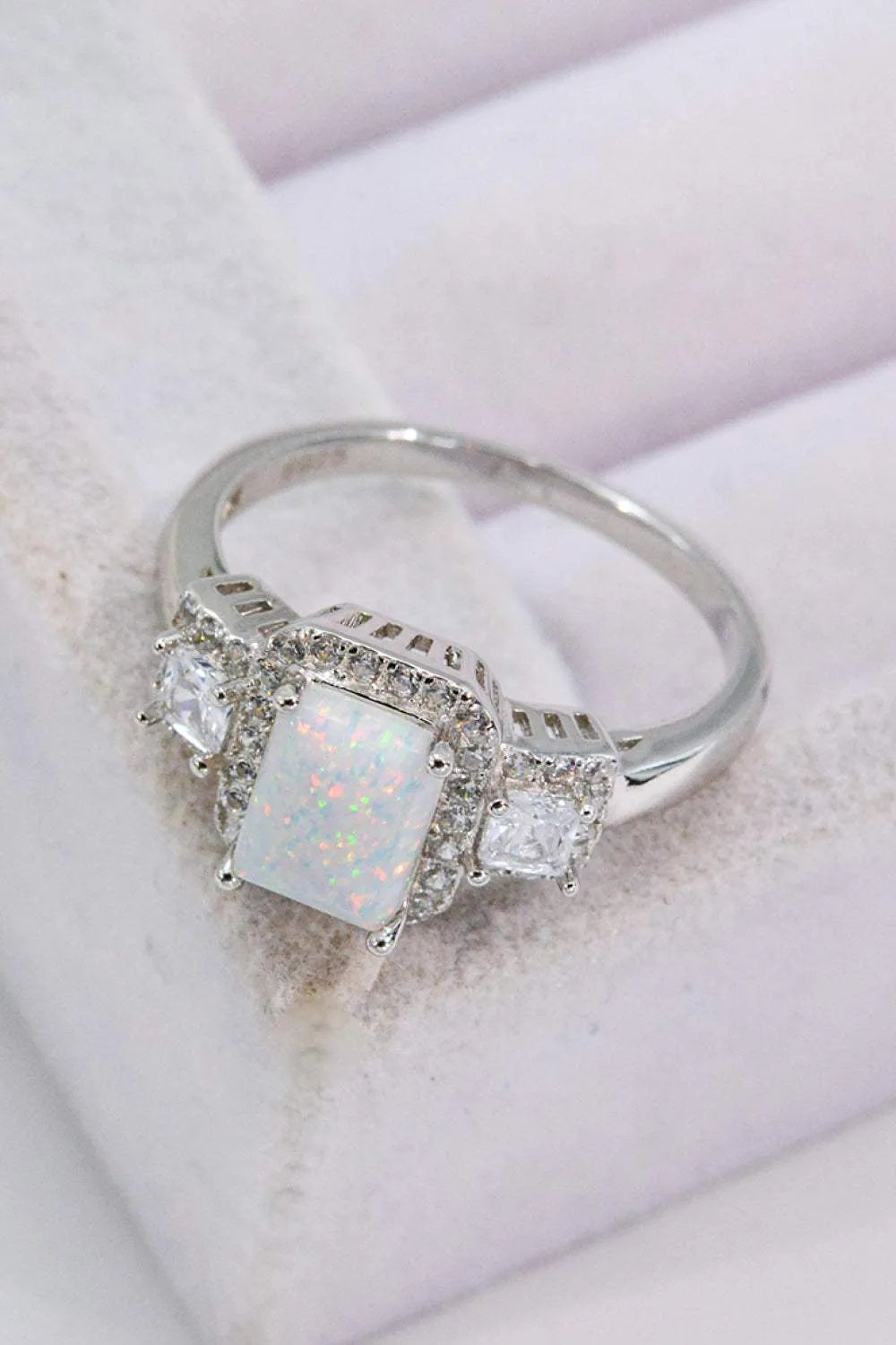 Tell A Story Opal Ring Opal - Tophatter Daily Deals