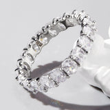 Inlaid Zircon 925 Sterling Silver Ring Rings - Tophatter Daily Deals