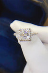 2 Carat Moissanite 925 Sterling Silver Ring Moissanite - Tophatter Daily Deals