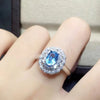 Silver-Plated Zircon Ring Silver One Size Rings - Tophatter Daily Deals