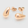 Stainless Steel Geometric Dangle Earrings Rose Gold One Size Earrings - Tophatter Daily Deals