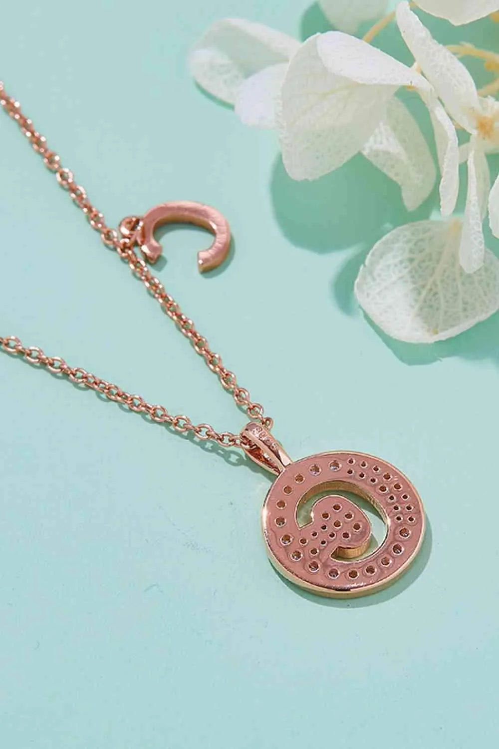 Moissanite A to J Pendant Necklace Moissanite - Tophatter Daily Deals