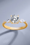 In The Meantime Moissanite Ring Gold 9 Moissanite - Tophatter Daily Deals