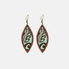 Geometrical Shape Wooden Dangle Earrings Earrings - Tophatter Daily Deals