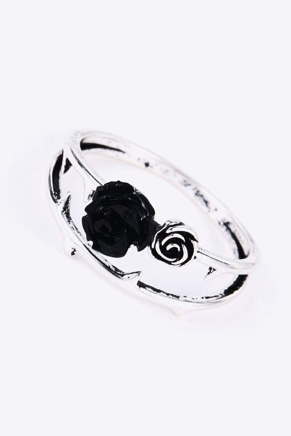 Rose Zinc Alloy Ring Rings - Tophatter Daily Deals