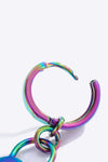 Multicolored Heart Drop Earrings Earrings - Tophatter Daily Deals