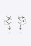 Zircon 925 Sterling Silver Earrings Earrings - Tophatter Daily Deals