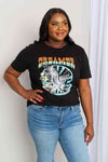 mineB Full Size DREAMER Graphic T-Shirt Black Women's T-Shirts - Tophatter Daily Deals