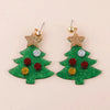 Christmas Tree Rhinestone Alloy Earrings Earrings - Tophatter Daily Deals