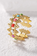 18K Gold Plated Open Ring Rings - Tophatter Daily Deals