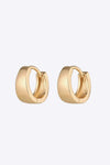 Minimalist Copper Wide Earrings Gold One Size Earrings - Tophatter Daily Deals