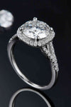 3 Carat Moissanite Halo Ring Moissanite - Tophatter Daily Deals