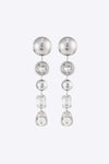 Rhinestone Geometric Drop Earrings Earrings - Tophatter Daily Deals