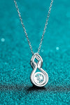 1 Carat Moissanite Pendant Necklace Moissanite - Tophatter Daily Deals