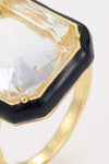 Glass Stone Contrast Ring Rings - Tophatter Daily Deals