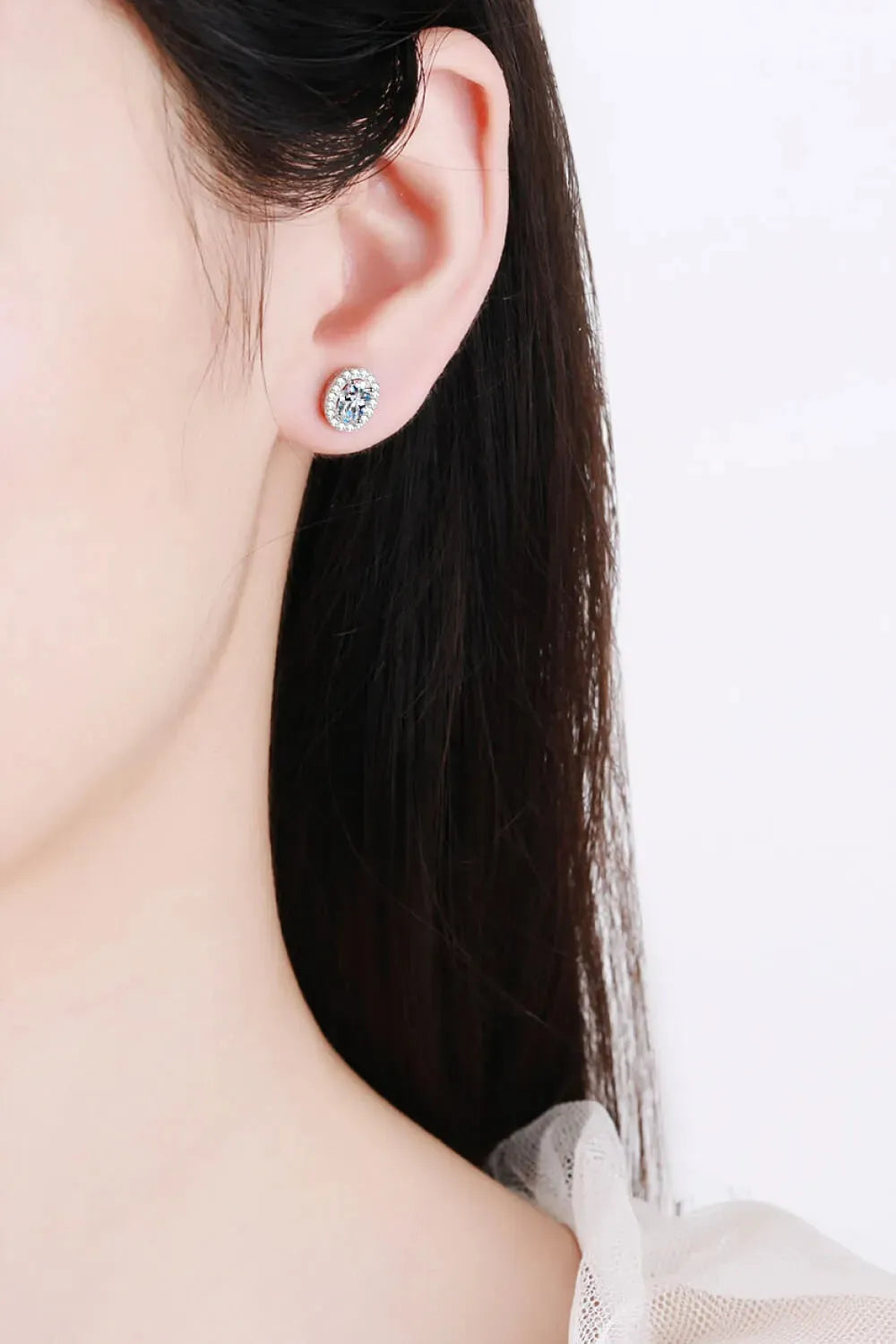 Future Style Moissanite Stud Earrings Moissanite - Tophatter Daily Deals